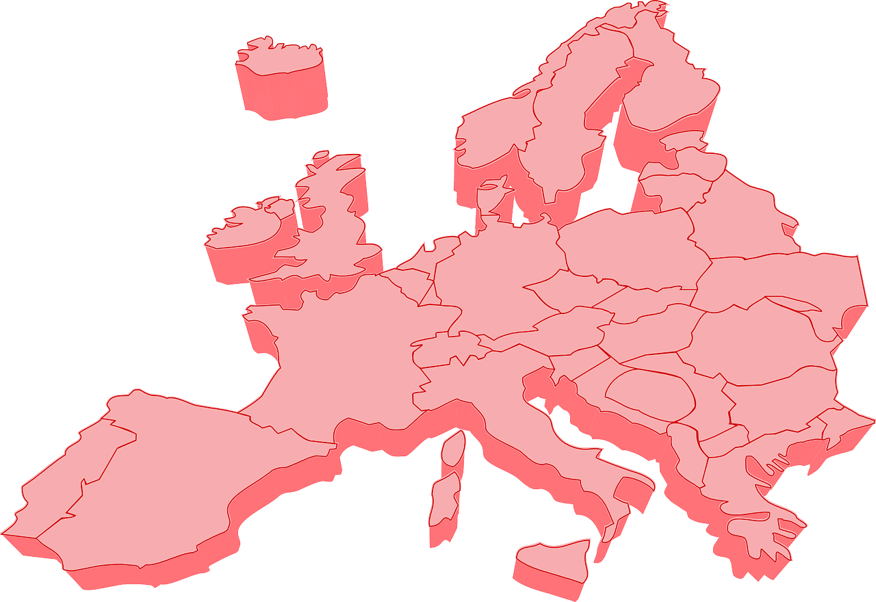 map, karta, europa